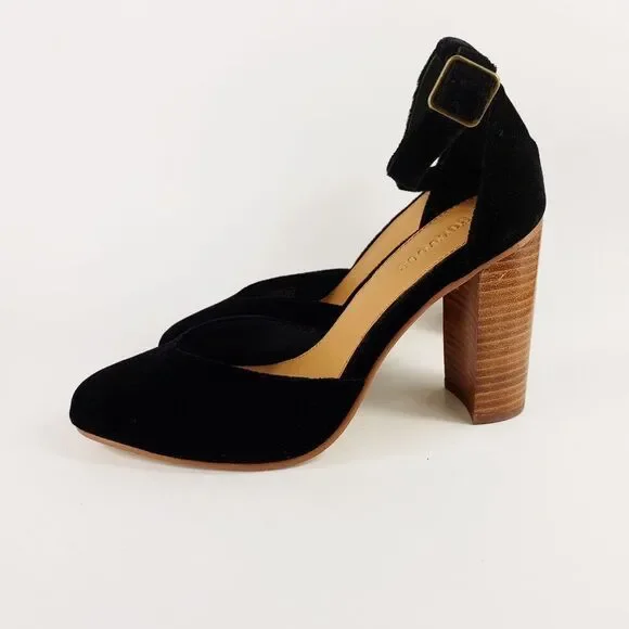 Soludos The Collette Shoe Black Suede Size 9 - Picture 3 of 9